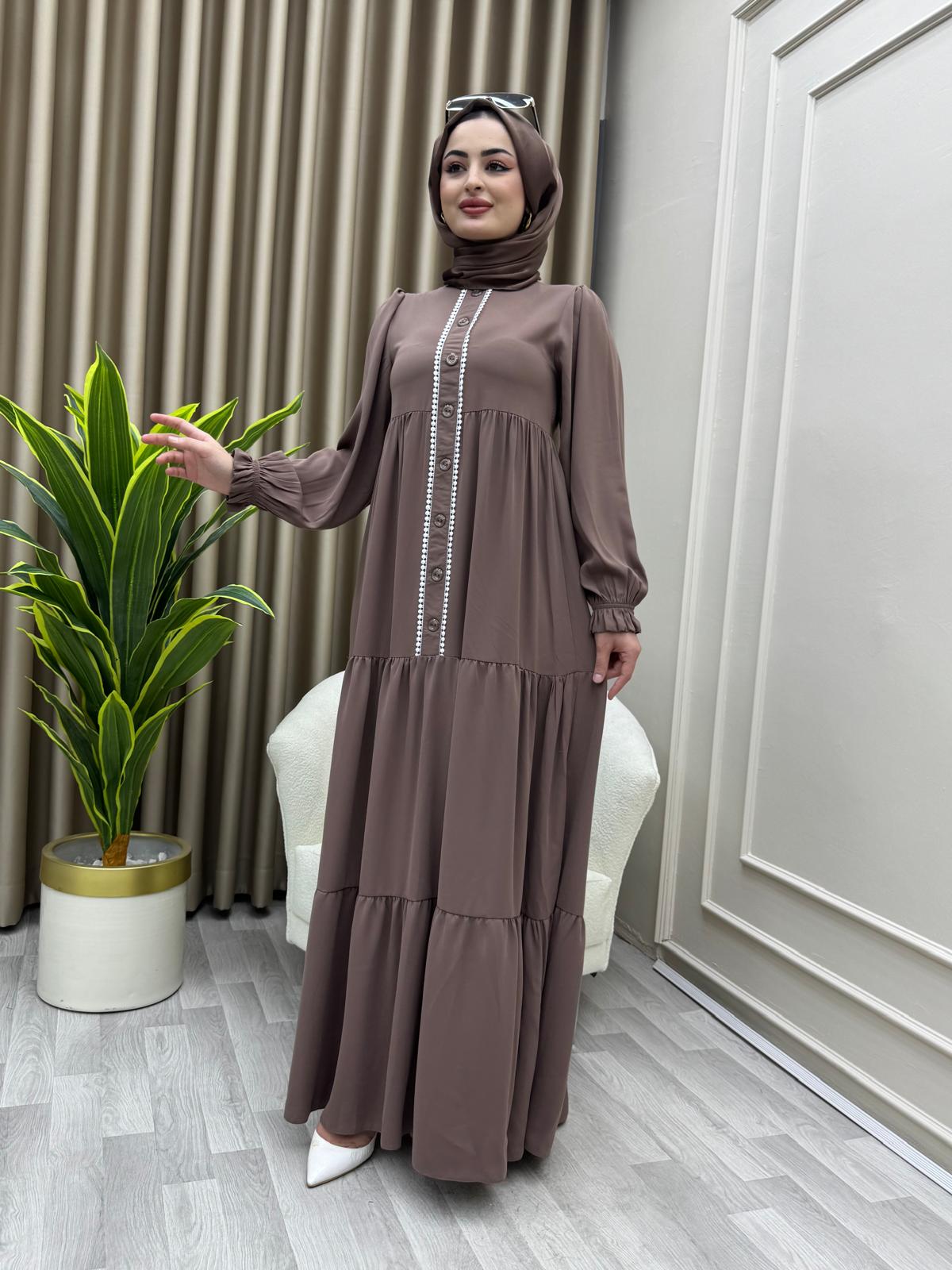 Şükran Elbise Vizon